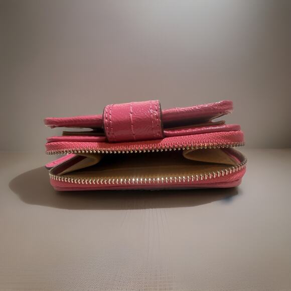 NWT Coach Signature Stripe Hobo 23769E & Wallet F48774 Set SV/Khaki Punch Pink - Picture 14 of 16